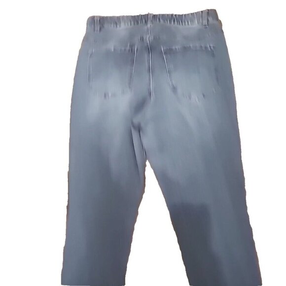 d. Jeans Blue AB Technology Tapered Leg Stretch High Rise Denim Women's 14W - Picture 6 of 10